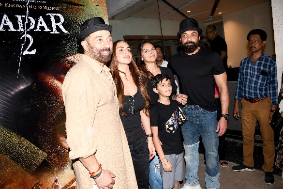 gadar 2 screening photos