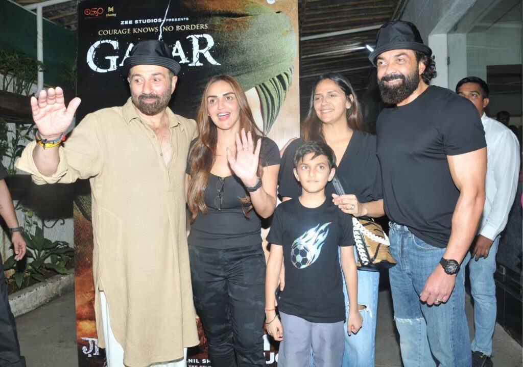 gadar 2 screening photos